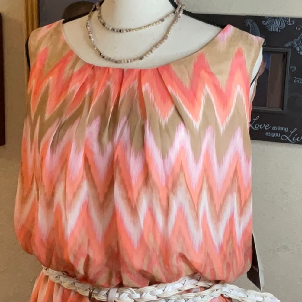 NWT Chevron Maxi Dress